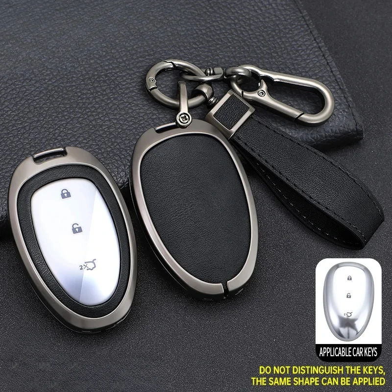 

Zinc Alloy For Changan Qiyuan A05 Key Sleeve Q05 A07 Full Package A06 Shell E07 Buckle Simple Alcantara Auto Interior Accessorie