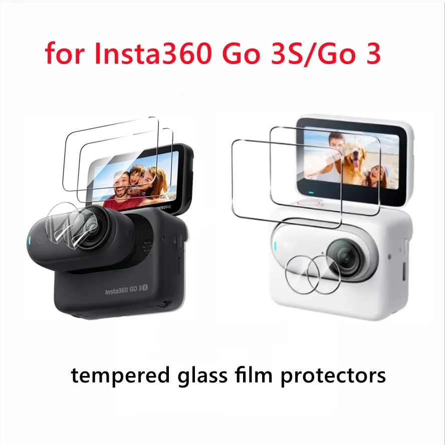 

Tempered Film Glass for Insta360 Go 3/Go 3S Hardness Screen Cover Tempered Film Lens Protector Action Cameras Accessories