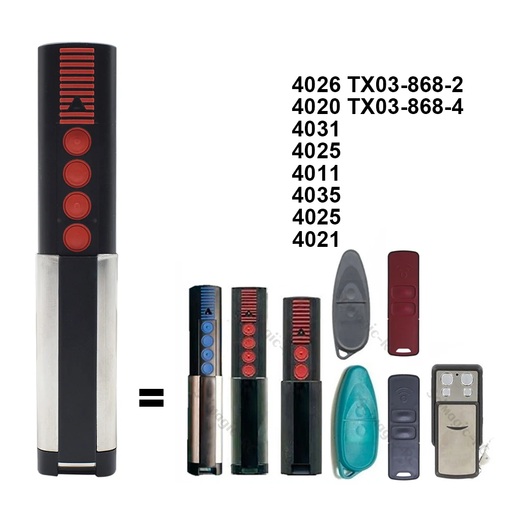 Scimagic-RC Remote Control Compatible With SOMMER 4020 4026 TX03-868-4 4031 868mhz Transmitter TX03-8-4 APERTO 4025 4021