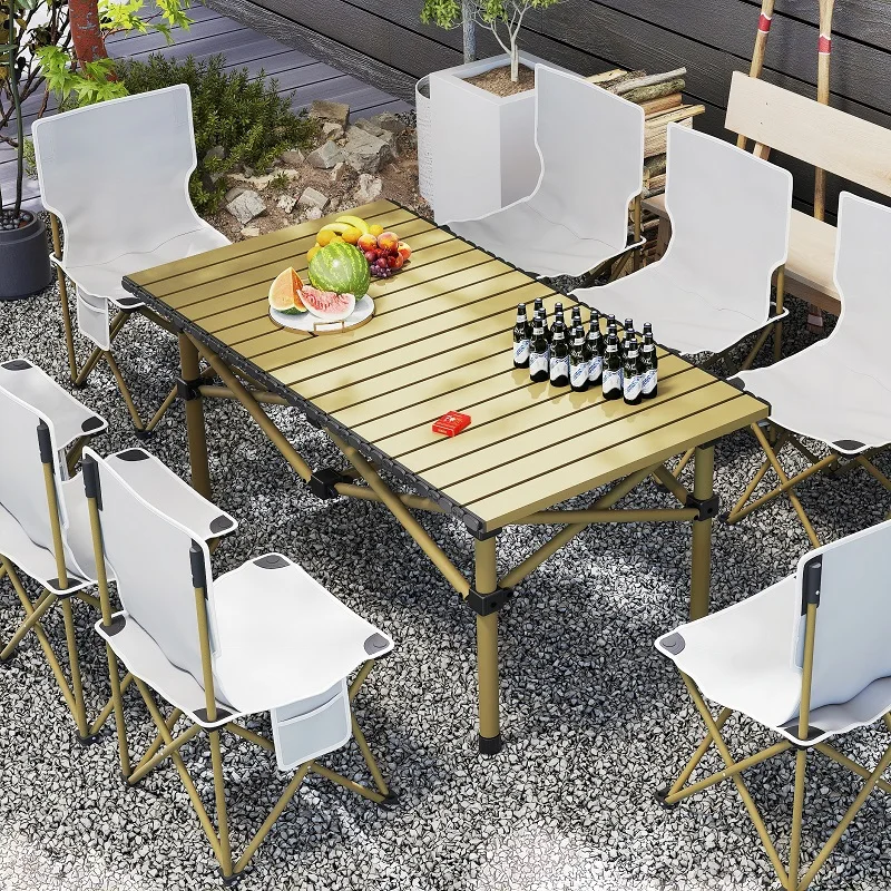 

Folding Garden Outdoor Table Adult Modern Portable Lounge Outdoor Table Dining Chair Zestawy Mebli Ogrodowych Garden Furniture