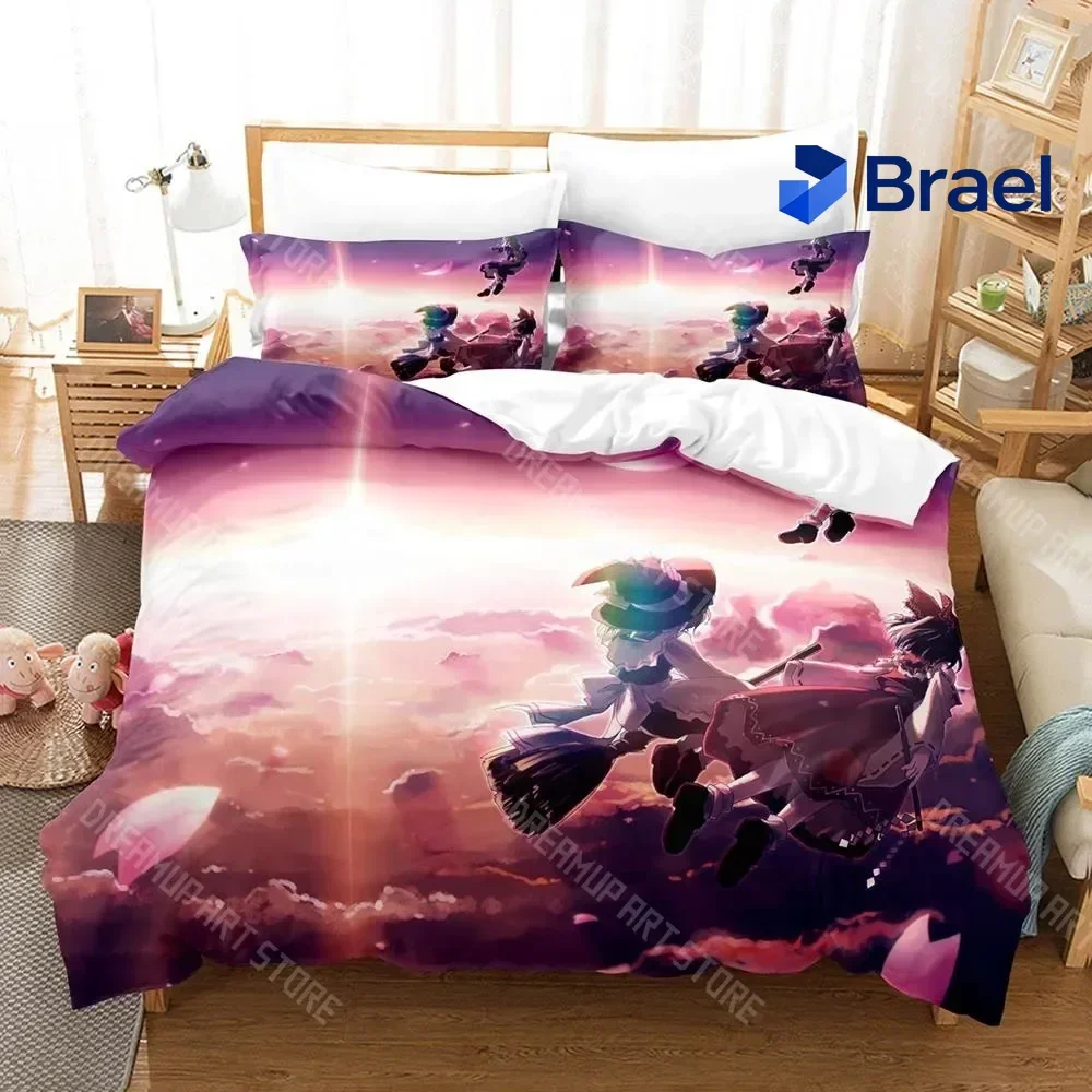 Exquisite Touhou Project Remilia Scarlet Bedding Set Twin Queen King Full Size Single Double Duvet Cover Pillowcase Bed Boys Gi