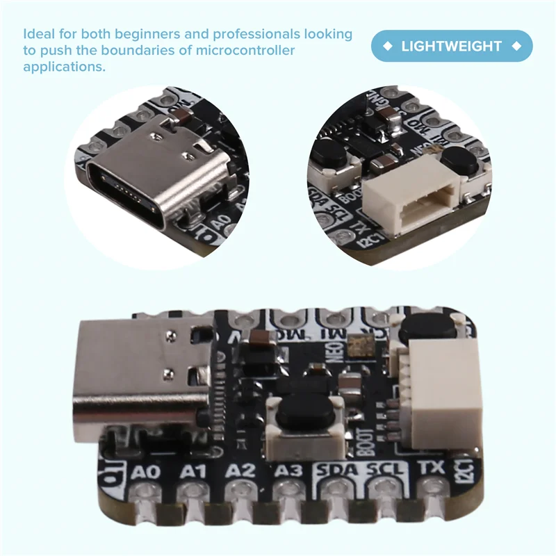ABJF-4900 QT Py RP2040 Microcontroller USB Type C Compacte microcontroller Ideaal voor doe-het-zelf-elektronica- en roboticaprojecten