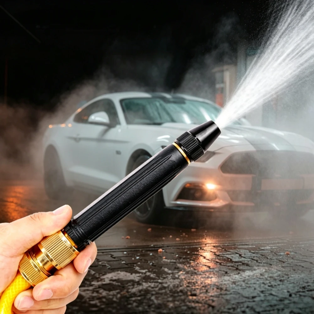 1Pc ABS High Pressure Adjustable Multifunctional Water Gun Sprayer for Car Wash Garden Tree Flower Watering Irrigation