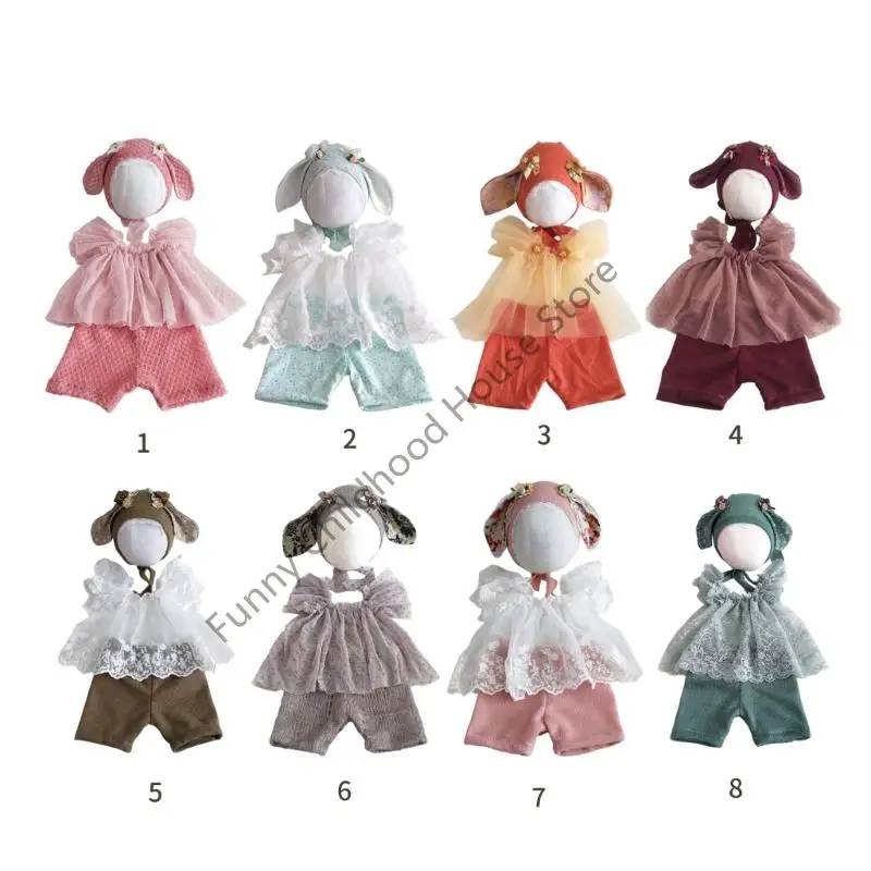 D0LA Recién nacidos Fotografía Diseño encaje Gat.