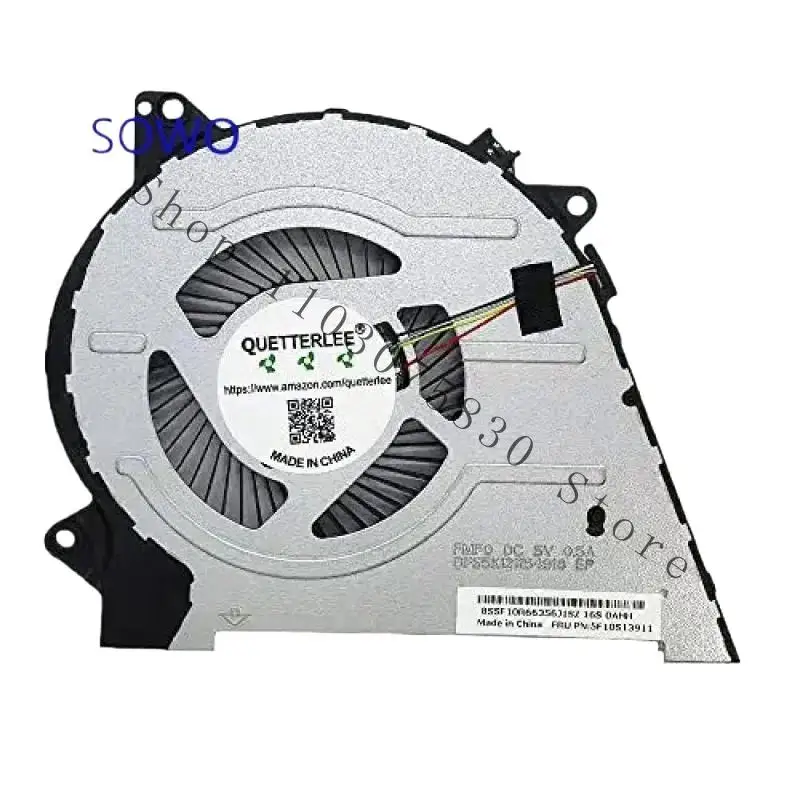 

WYORESY Новый вентилятор для процессора ноутбука Lenovo IdeaPad Flex 5 14ARE05 14IIL05 14 дюймов 2-в-1 ‎ Вентилятор серии C550-14 DFS5K 121154918 @