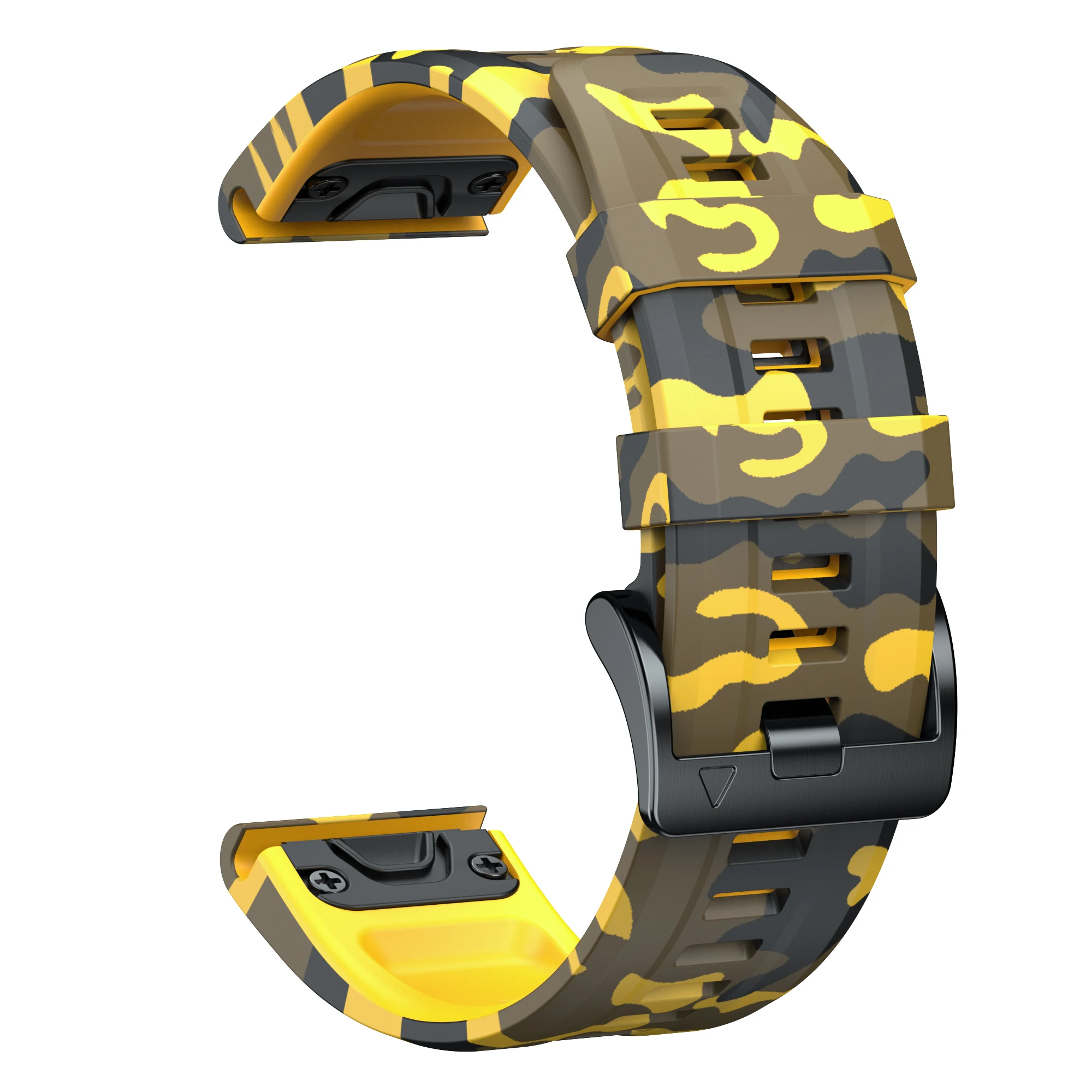 22 26mm Quick Fit Silicone Camouflage Wristband Strap For Garmin Fenix5 5X 5XPlus 6 6X 6XPro 7 7X Watch Band Instinct Bracelet