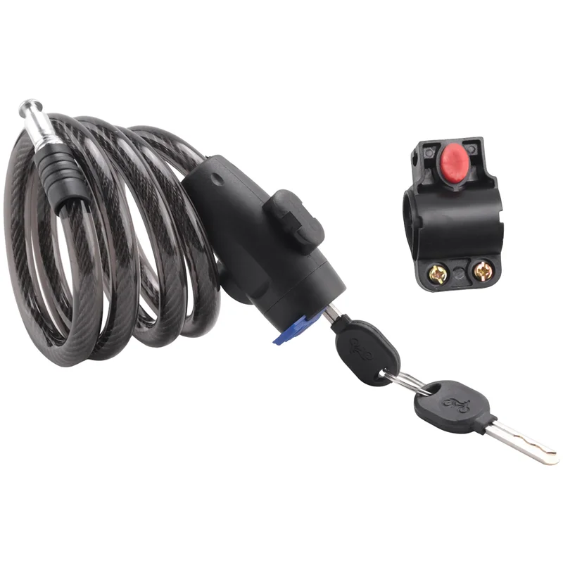 

AEF6-Замки для велосипеда Круглые замки Противоугонные замки Замки для езды на велосипеде на открытом воздухе Оборудование для езды на велосипеде