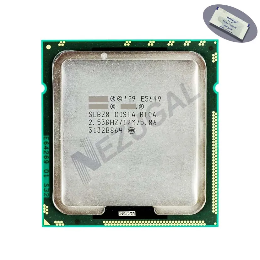 

Процессор E5649 SLBZ8 LGA1366, 2,53 ГГц, шесть ядер, 12 МБ, 80 Вт