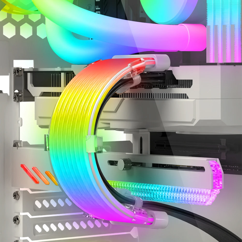 

COOLMOON Power Supply Decorative Line 5V Sync ARGB LED Flexible Light Bar Replacement Multifunctional DIY Computer Accessories