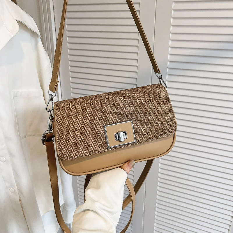 Elegant design women's chain strap crossbody bag, outdoor leisure travel handbag, fashionable trend shoulder bag