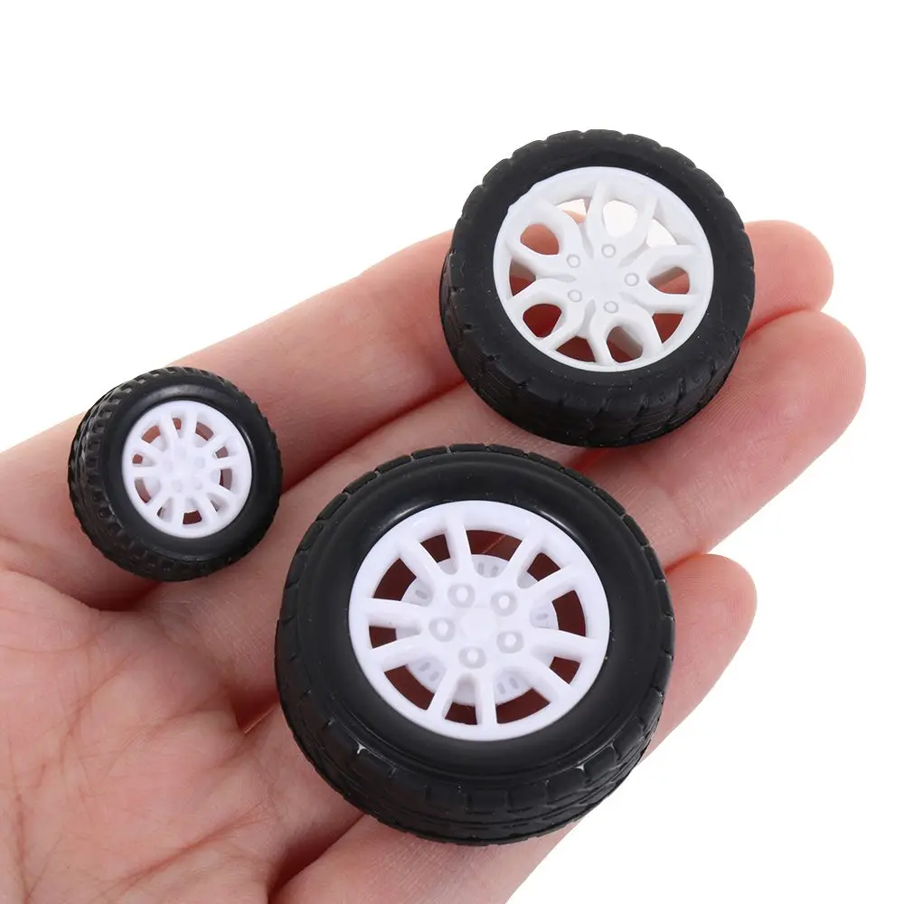 Gift Toy Accessories Children Toys Robot DIY Upgrade Wheels Spare Parts Wheel Hubs Rubber Tires