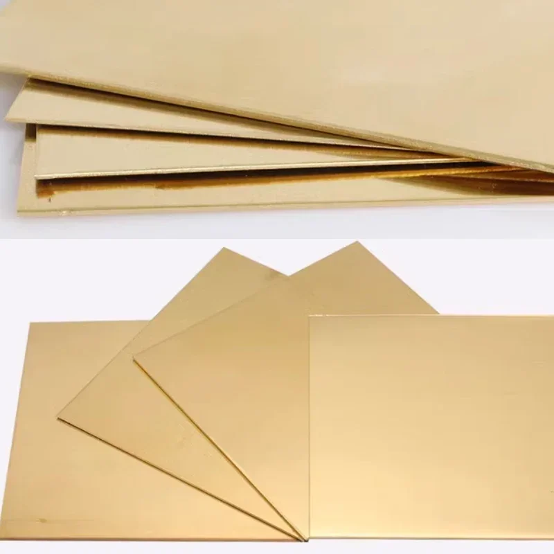 Brass Sheet Thickness 0.3 0.5 0.6 0.8 1 1.2 1.5 2 2.5 3 4 5 6mm Brass plate customized