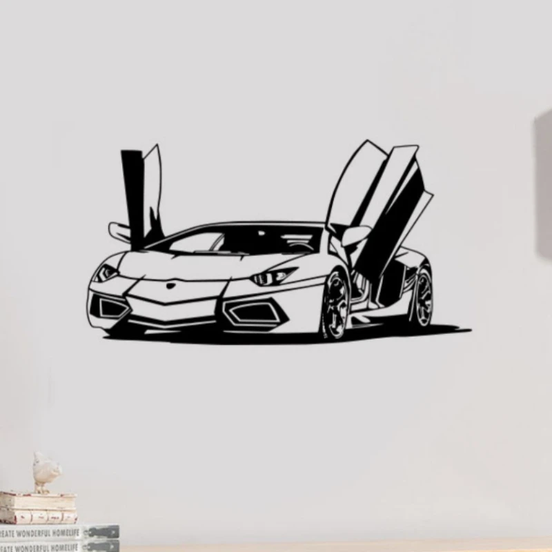 Sportwagen Wanda uf kleber wasserdicht Vinyl Aufkleber Schlafzimmer Wohnzimmer Auto Dekoration Home Dekoration für Lamborghini Liebhaber