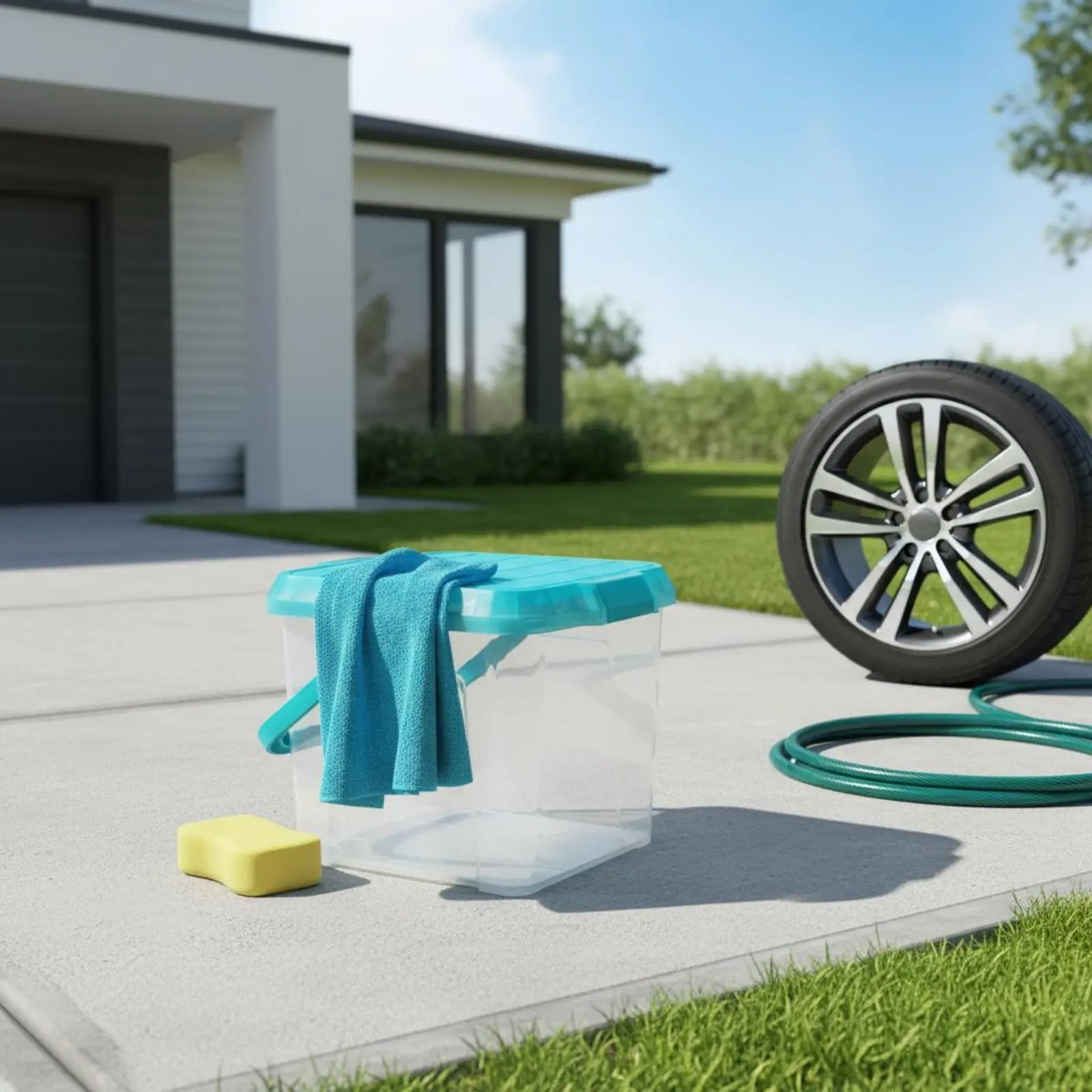 

Car Wash Pail Stool Portable Sit-on Storage Pail Sturdy Duty Utility Pail Sturdy Sturdy Duty Pail with Handle for Fishermen