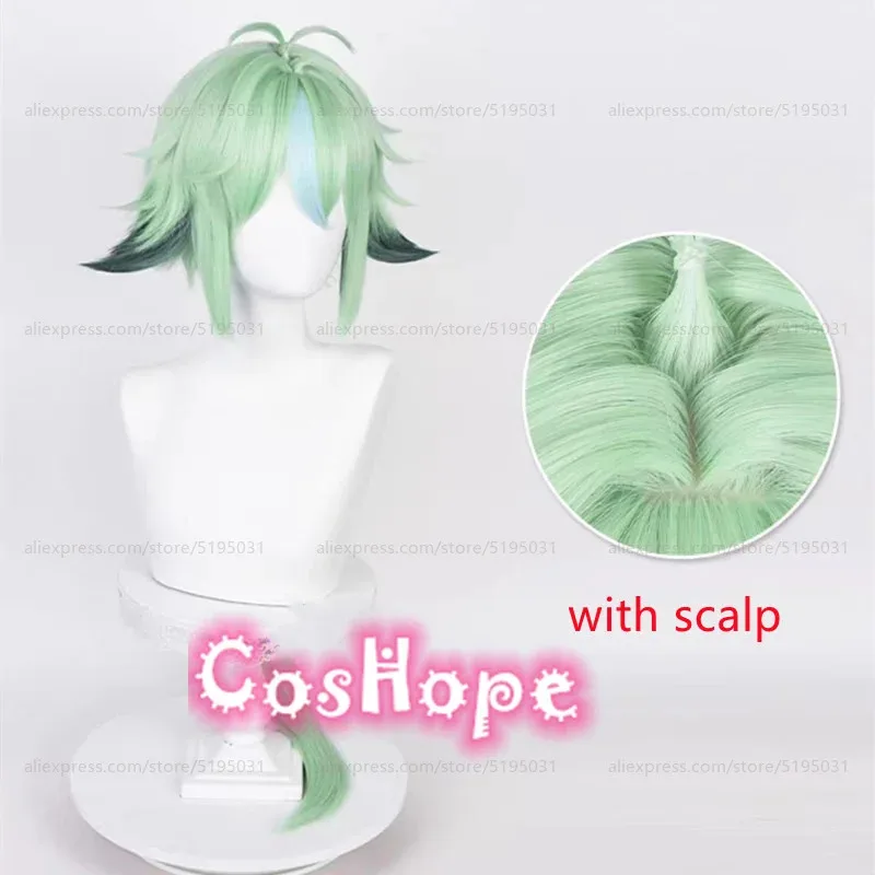 

Sucrose 85 см длинный зеленый парик яблока аниме косплей термостойкие синтетические парики Хэллоуин