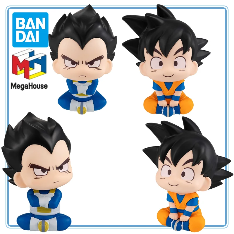 

BANDAI MegaHouse Original Look Up Mini Dragon Ball Daima Son Goku - Vegeta Anime Cartoon Garage Kit Model Decoration Gifts Toys
