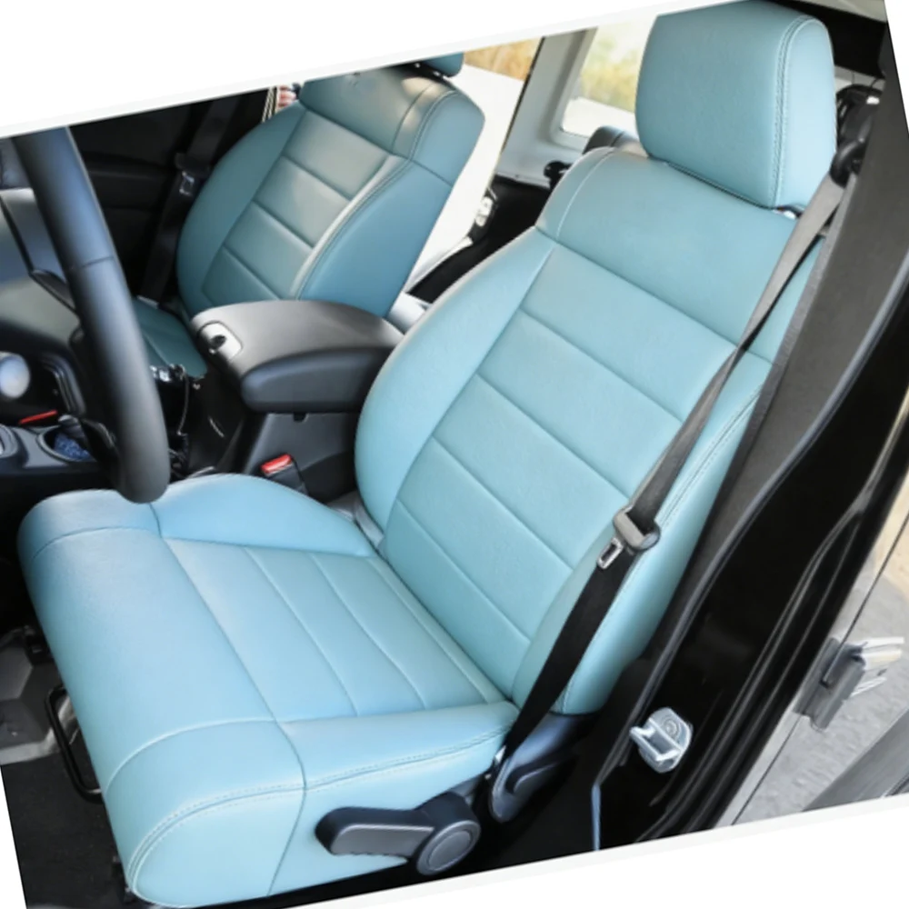 

Чехол на сиденье автомобиля для Jeep Wrangler 4 Door JK 2011 2012, чехлы на сиденья из искусственной кожи, защитная подушка, подушка для сиденья, аксессуары для салона автомобиля