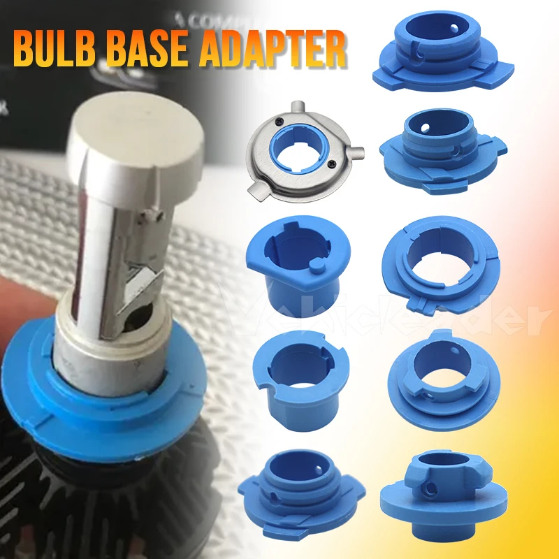 2pcs Car LED Halogen Headlight H1 Lamp Bulb Base Adapter Sockets Retainer Holder H1 Replacement