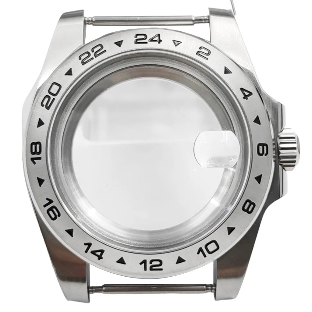 

40mm Watch Case Sapphire Glass For NH35 NH36 ETA2824 PT5000 Automatic Movement Parts