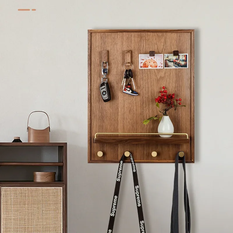 

Decorative Meter Box Solid Wood Distribution Box Multimedia Wall Painting Clothes Hanger Decor Stylish Storage New Arrivals