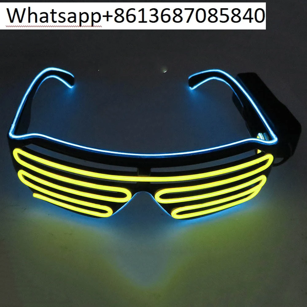 Wireless Luminous Glasses  Bar Pop  Bundy Ball  Show Party  Birthday Atmosphere Props  Glasses