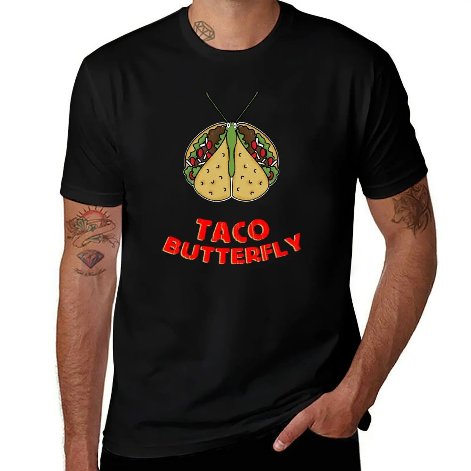 Taco Butterfly - Random Fast Food Foodie and Nature Lover T-Shirt man clothes new edition mens graphic t-shirts hip hop