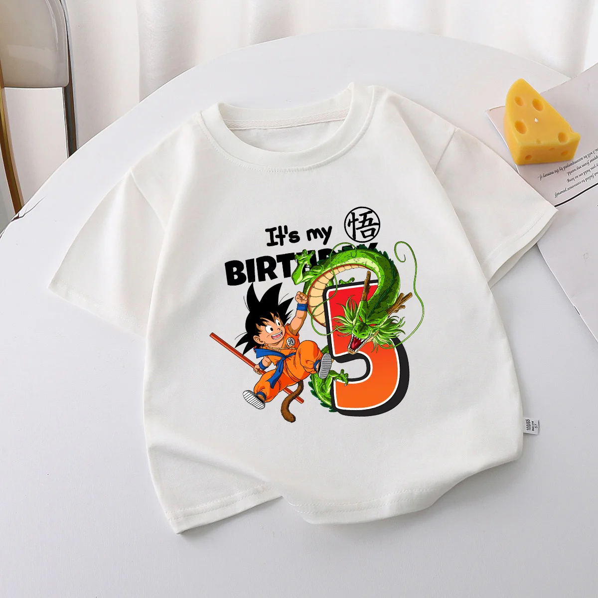 

Dragons Ball Children Birthday Number 1-9 T-shirt Party Supplies Gift Anime Clothes Baby Boys Tops Summer Short Sleeve T-shirts