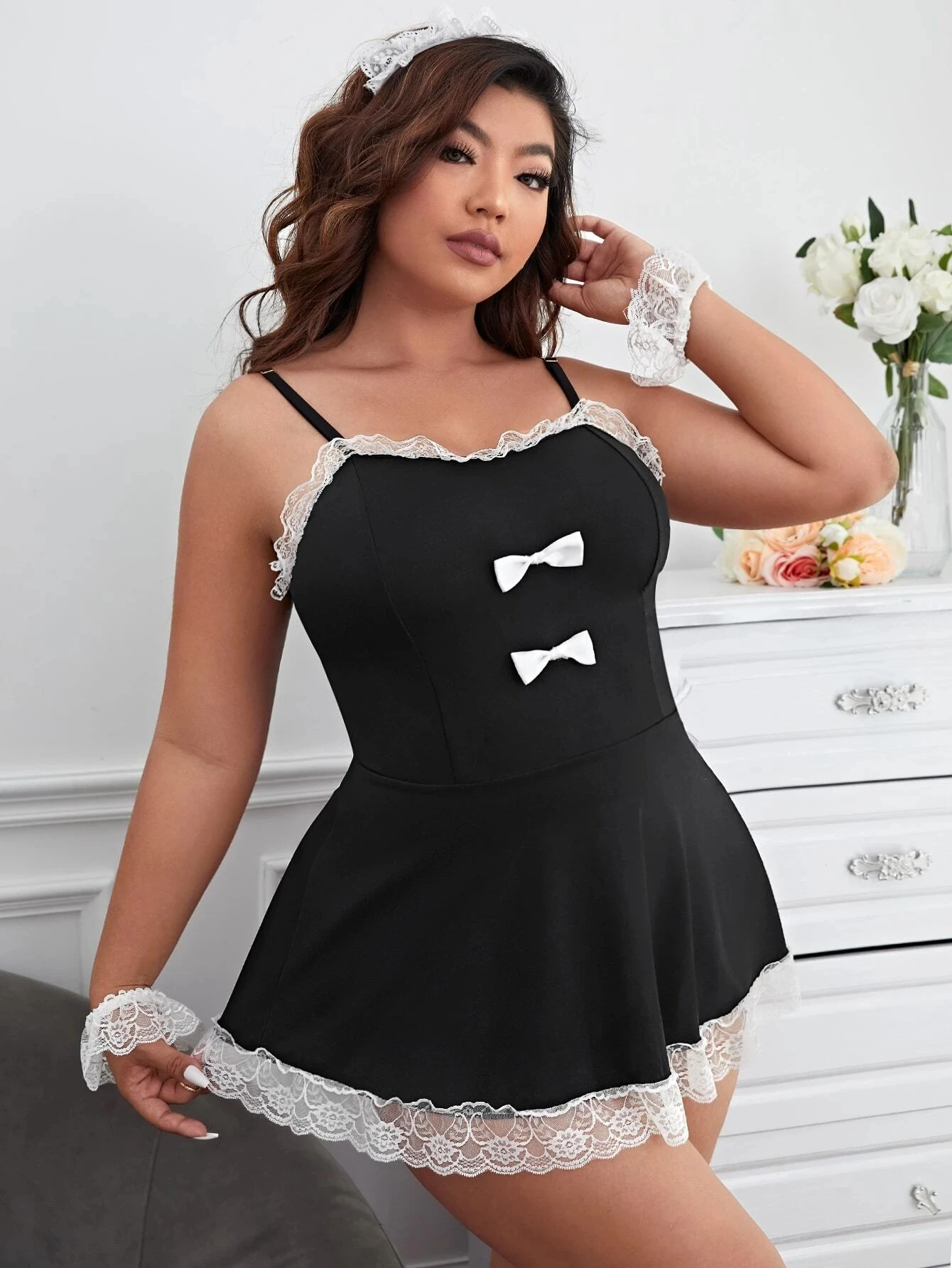 

Новый костюм, сексуальная женская униформа, костюм горничной больших размеров, униформа горничной для отеля