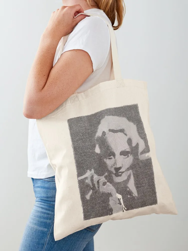 

Сумка-шоппер из холщовой ткани Marlene Dietrich