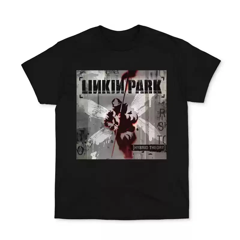 2024 Popular New Linkin Park Rock Band Europe and The United States Short-sleeved T-shirt Clothes for Men and Women Around image 3