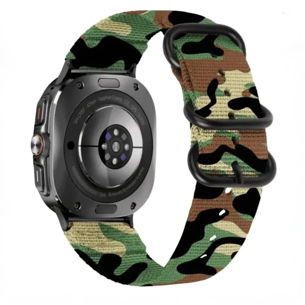 النايلون حلقة الفرقة لساعة سامسونج جالاكسي الترا 2025 47 مللي متر الرياضة مريحة استبدال سوار غالاكسي ساعة الترا 47 مللي متر Correa