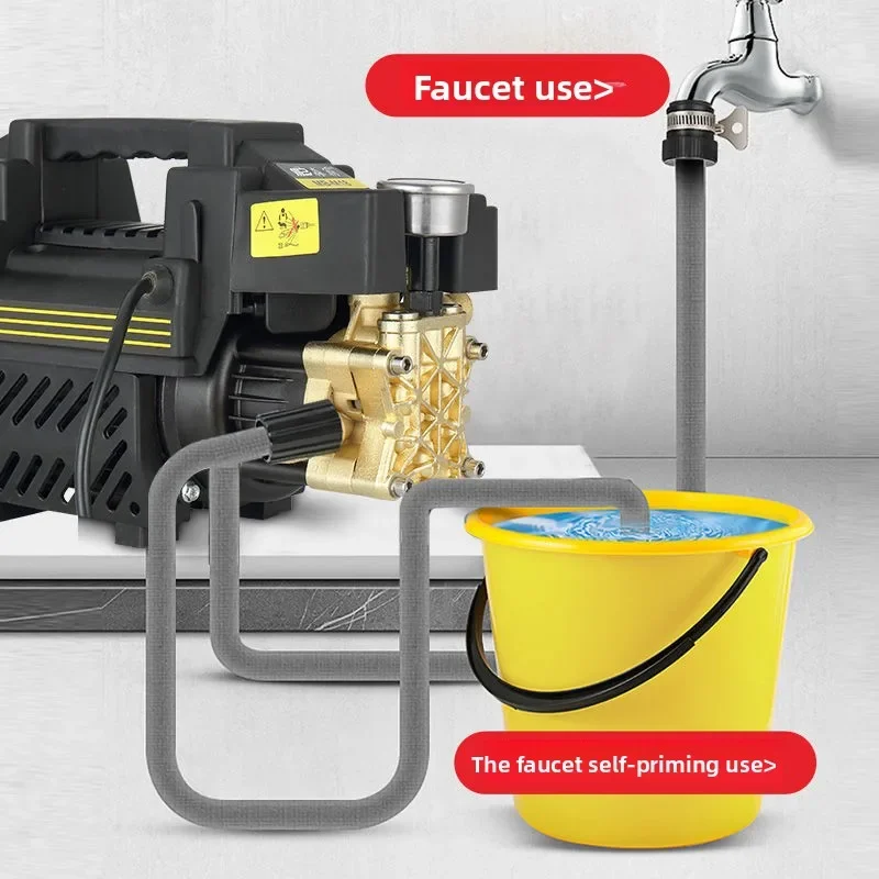 

2025 бытовая автомойка высокого давления водяной насос водяной пистолет бытовой 220 В высокая мощность автоматическая мощная машина для сильной очистки