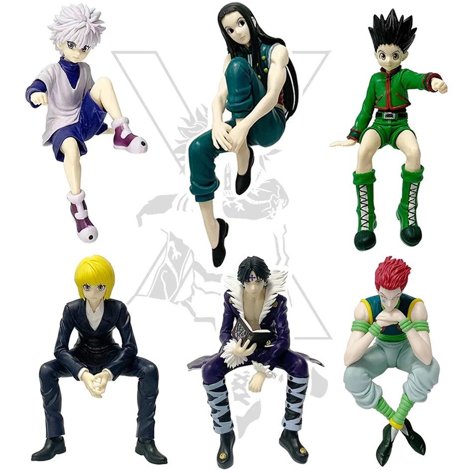 11-14cm Hunter x Hunter Gon Freecss Anime Figure Alluka Zoldyck Action Figure Chrollo Lucilfer/Kurapika Figurine Model Toys Gift