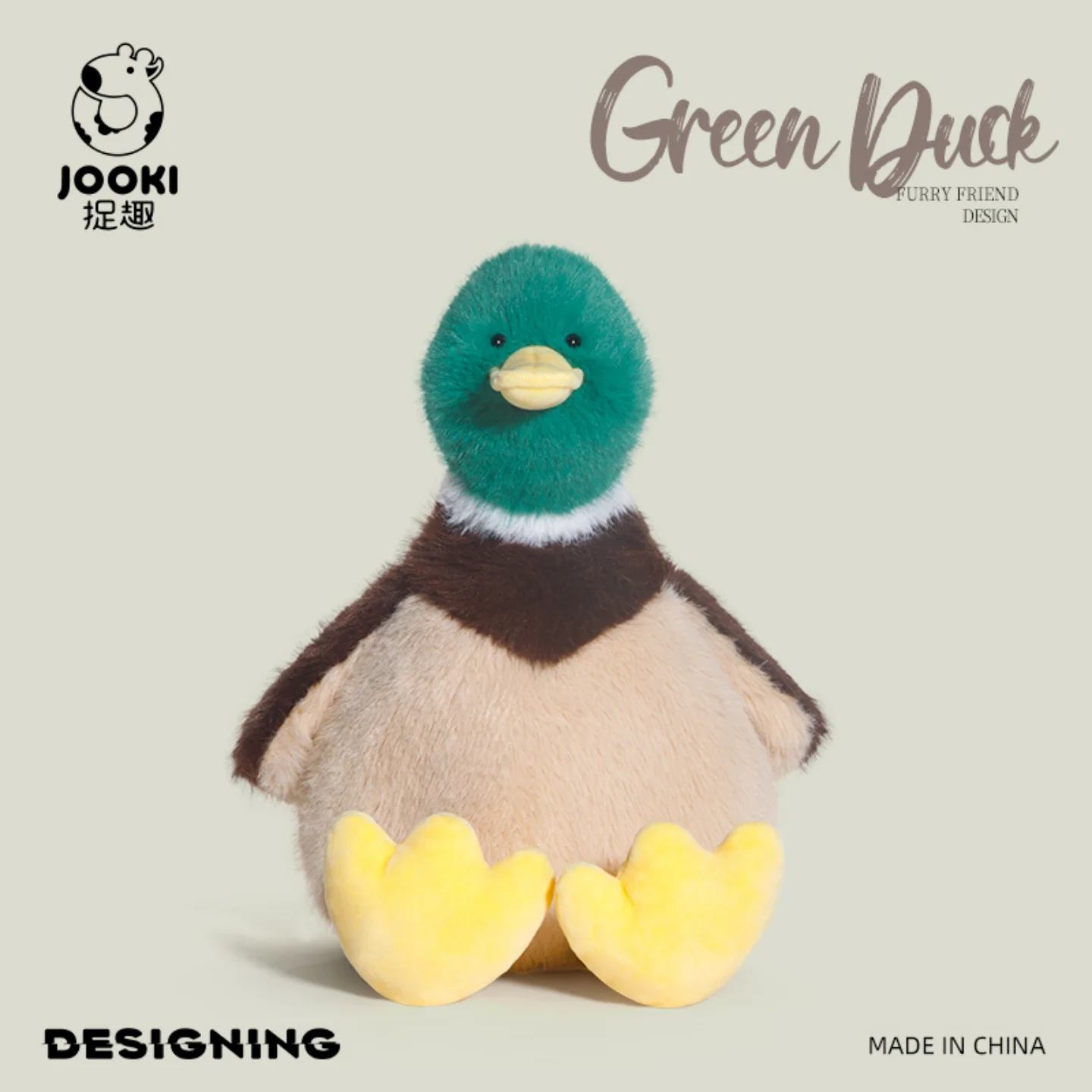 ladom-plush-toy-duck-doll-pillow-birthday-gift-for-girls-soft-short-plush-material-duck-duckling-stuffed-figure-collectible