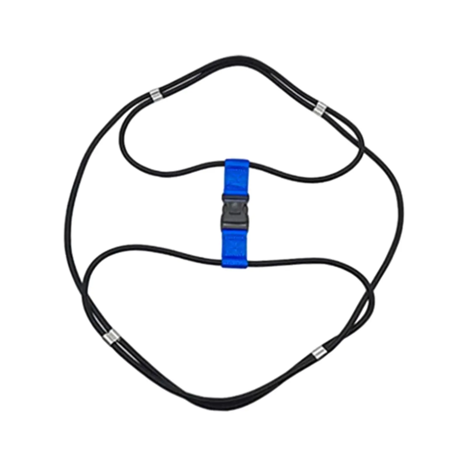 Outdoor Lid Lock Strap Flexible Garbage Can Band Heavy Duty Trash Bin Fastening for Home and Road