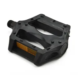 Lightweight Cycling Pedals, 1Pair Mountain Bicycle Road Bike Plastic Pedals, Anti slip Widened Pedal for Enhanced Control