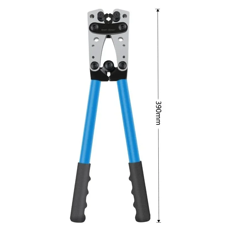 Crimping Pliers Portable Cable Crimping Tool Professional Terminals Crimper Plier Handle Cutter Tools HX-50B 6-50mm² AWG 10-0