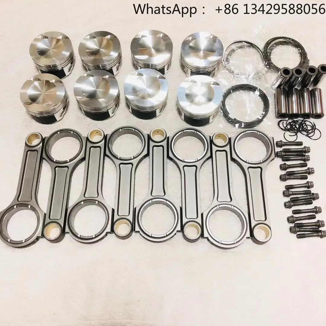 

Forged piston forged Connecting rod conrod for AUDI 4.0T V8 4.0TFSI S6 S7 A8 S8 RS6 RS7 BITURBO CEUC CEUA CGTA 82.5mm CR 9.5:1