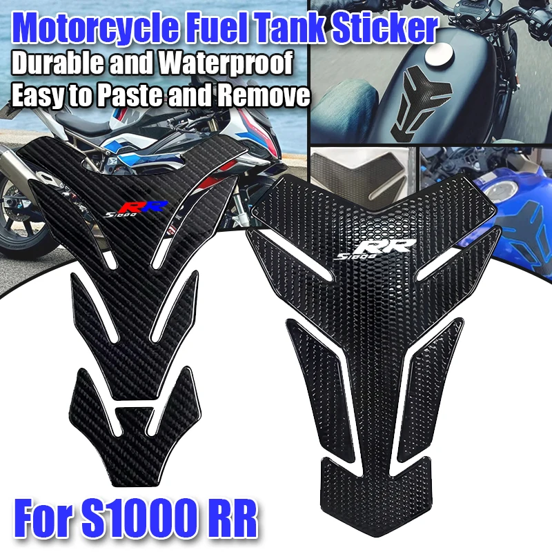 For S1000RR S1000 RR S1000RR Motorcycle 3D Carbon Fiber Oil Fuel Gas Tank Pad Tankpad Decal Protector Sticker