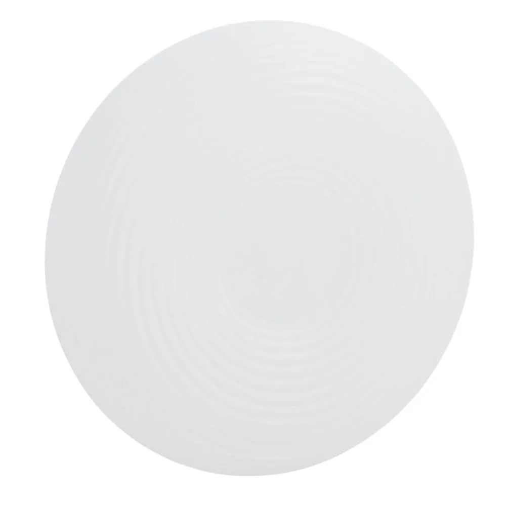 110-220V Flush Mount Ceiling Light Color Temperature Adjustable 24W Ceiling Light Fixture Round Shape Milk Ribbed Shade
