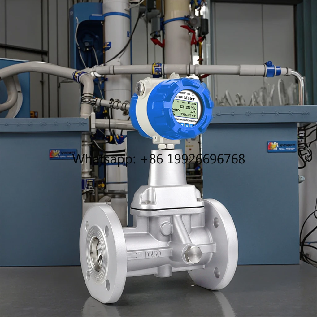 

Explosion Proof Precession Vortex Flow Meter LPG Natural Gas Flow Meter for Gas Monitoring in Oil and Gas Applications
