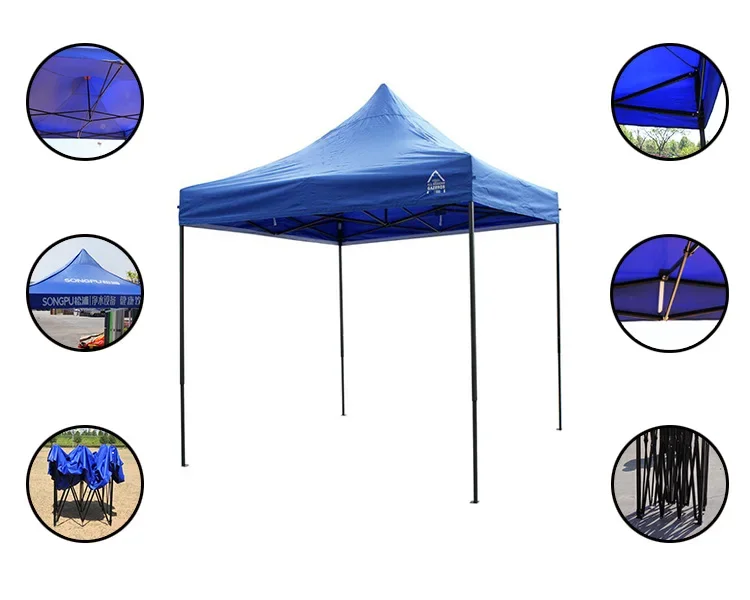 High Quality Portable Heavy Duty UV Protected Wind And Water Proof Professional Trade Show Canopy Gazebo Tent