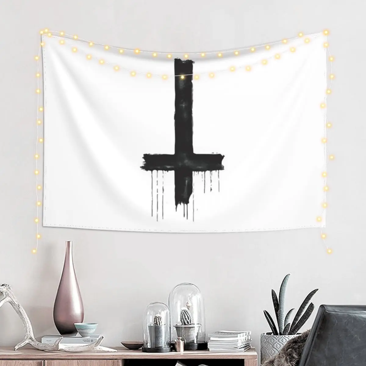 Overturned crucifix Tapestry Wall Deco Wall Decoration Nordic Home Decor Tapestry