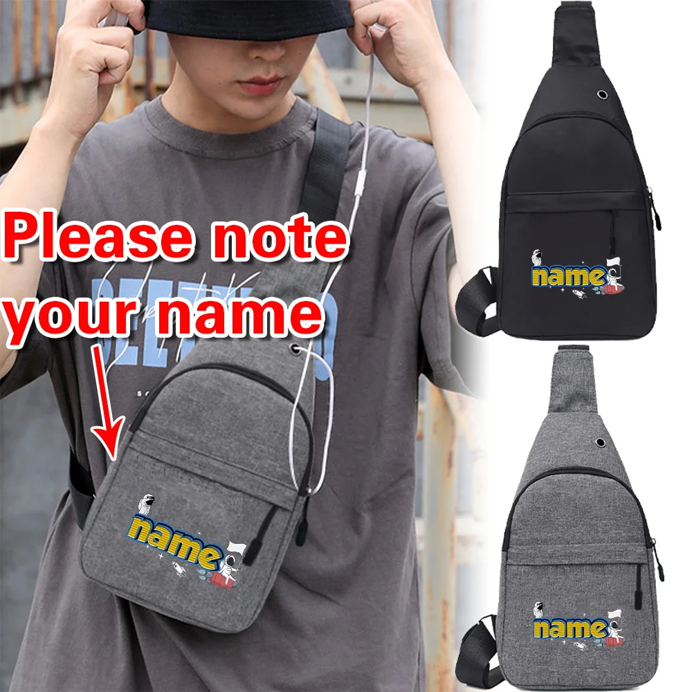

Personalized Customized Name Chest Pack Outdoor Storage Bag Sports Running Crossbody Bag Fashion Fitness Yoga Chest Bags