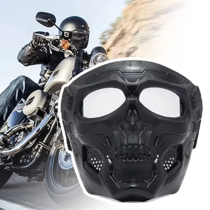 

​2024 New Tactical Motorcycle Goggles, Windproof Dustproof Anti-Fog, UV400 Anti-Impact for Off-Road Riding Safety Glasses