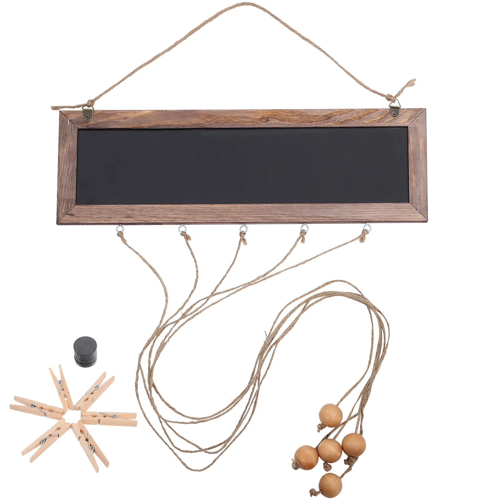 

Wooden Tag Photo Holder Hanging Display Home Wall Decor Picture Clothing Hangers