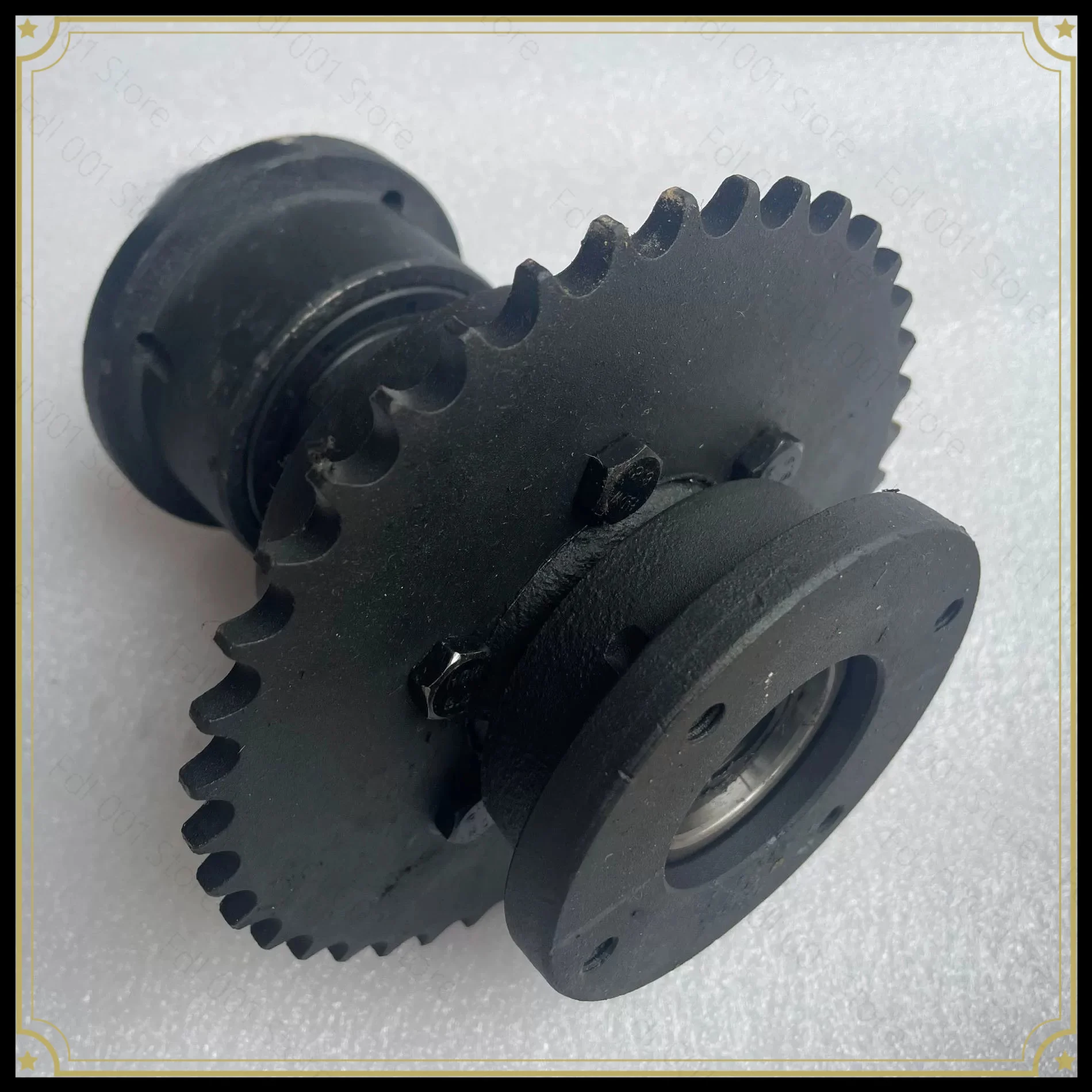 Homemade modified four-wheel motorcycle go-kart accessories Rear axle differential tooth bag sprocket seat