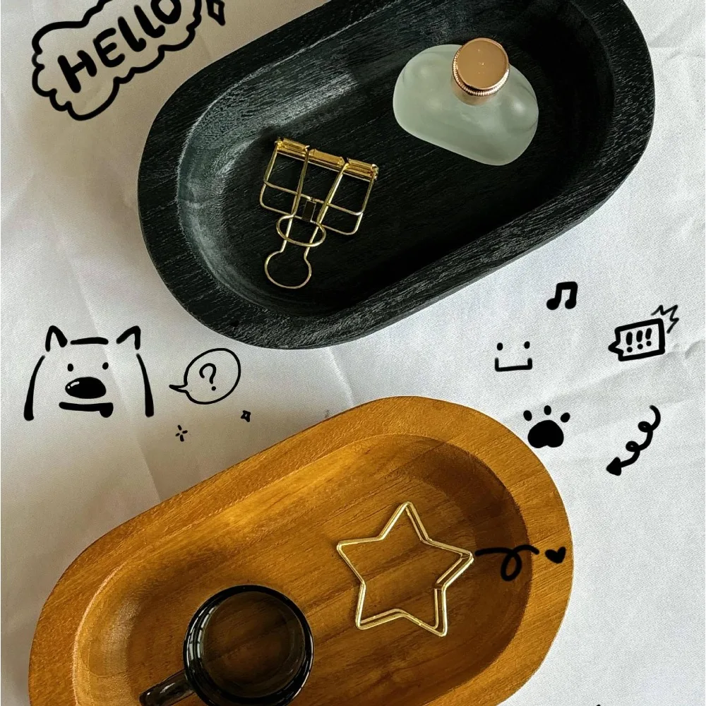 

Wooden Scented Candle Container Display Tray, Restaurant Ambient Lighting Scented Candle Tray, Wedding Photo Props