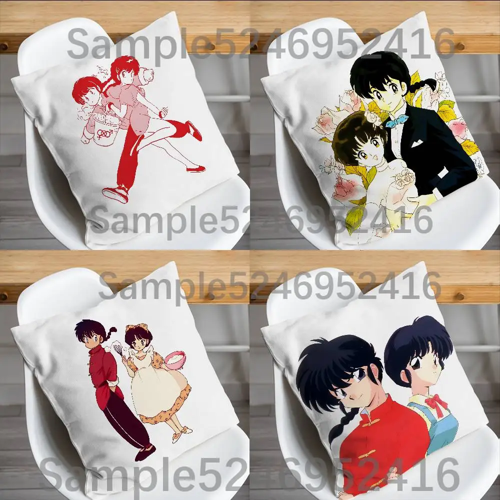 R-Ranma 12 Cushion Cover Pillow Cover Decor Pillowcase Printed Cushion Case For Couch