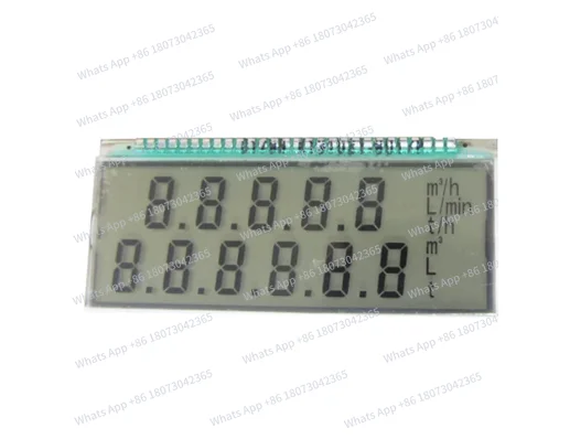 

28PIN Positive Segment LCD Panel for Wide Temperature Flowmeter 4 Road Dynamic Drive 3V